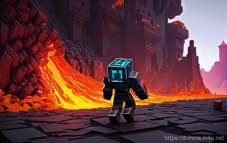 마인크래프트 스피드런 팁 - A focused Minecraft speedrunner, depicted as a young adult (fully clothed in comfortable gaming atti...