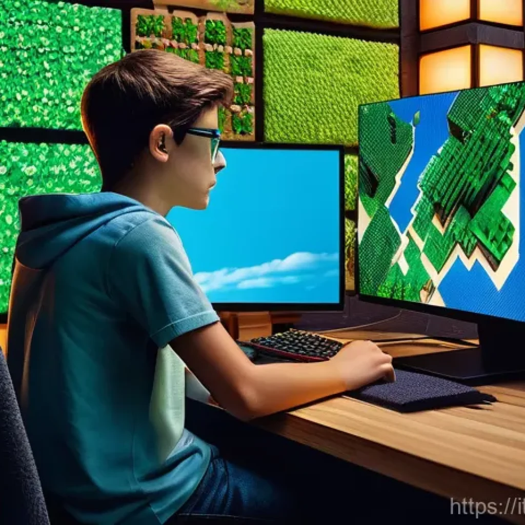 마인크래프트 서버 호스팅 비교 - **Prompt 1: The Visionary Architect**
    "A young man or woman, in their late teens, sits comfortab...