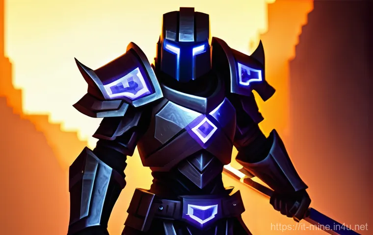 마인크래프트 최고의 아이템 리스트 - **Prompt for Enchanted Netherite Mining:**
    "A male Minecraft player, depicted in a highly detail...