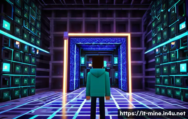 마인크래프트 명령어 챌린지 - **Prompt:** "A highly detailed, vibrant digital painting depicting a young, enthusiastic Minecraft p...